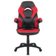 Gaming Chair & Desk Bundle with Removable Headphone Hook & Cupholder - Black/Red