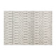 Ivory/Gray,5' x 7' |#| 5' x 7' Ivory and Gray Geometric Style Modern Bohemian Design Area Rug