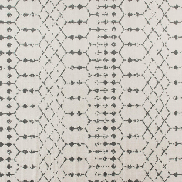 Dark Gray/Ivory,2' x 6' |#| 2' x 6' Dark Gray and Ivory Geometric Style Modern Bohemian Design Area Rug