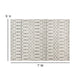 Ivory/Gray,5' x 7' |#| 5' x 7' Ivory and Gray Geometric Style Modern Bohemian Design Area Rug