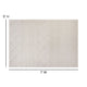 Ivory/White,5' x 7' |#| 5' x 7' Triple Blend Ivory and White Handwoven Geometric Area Rug