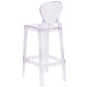 Ghost Barstool with Tear Back in Transparent Crystal - Wedding Chairs