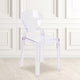 Ghost Chair with Tear Back in Transparent Crystal - Wedding Chairs