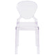 Ghost Chair with Tear Back in Transparent Crystal - Wedding Chairs