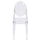 Ghost Side Chair in Transparent Crystal - Event or Accent Chair - Stack Chair