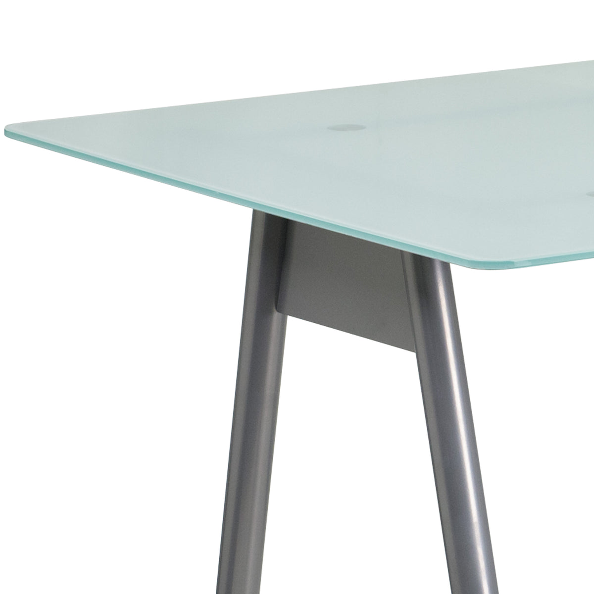 Glass Pedestal Computer Desk NANWK021DESK BizChair