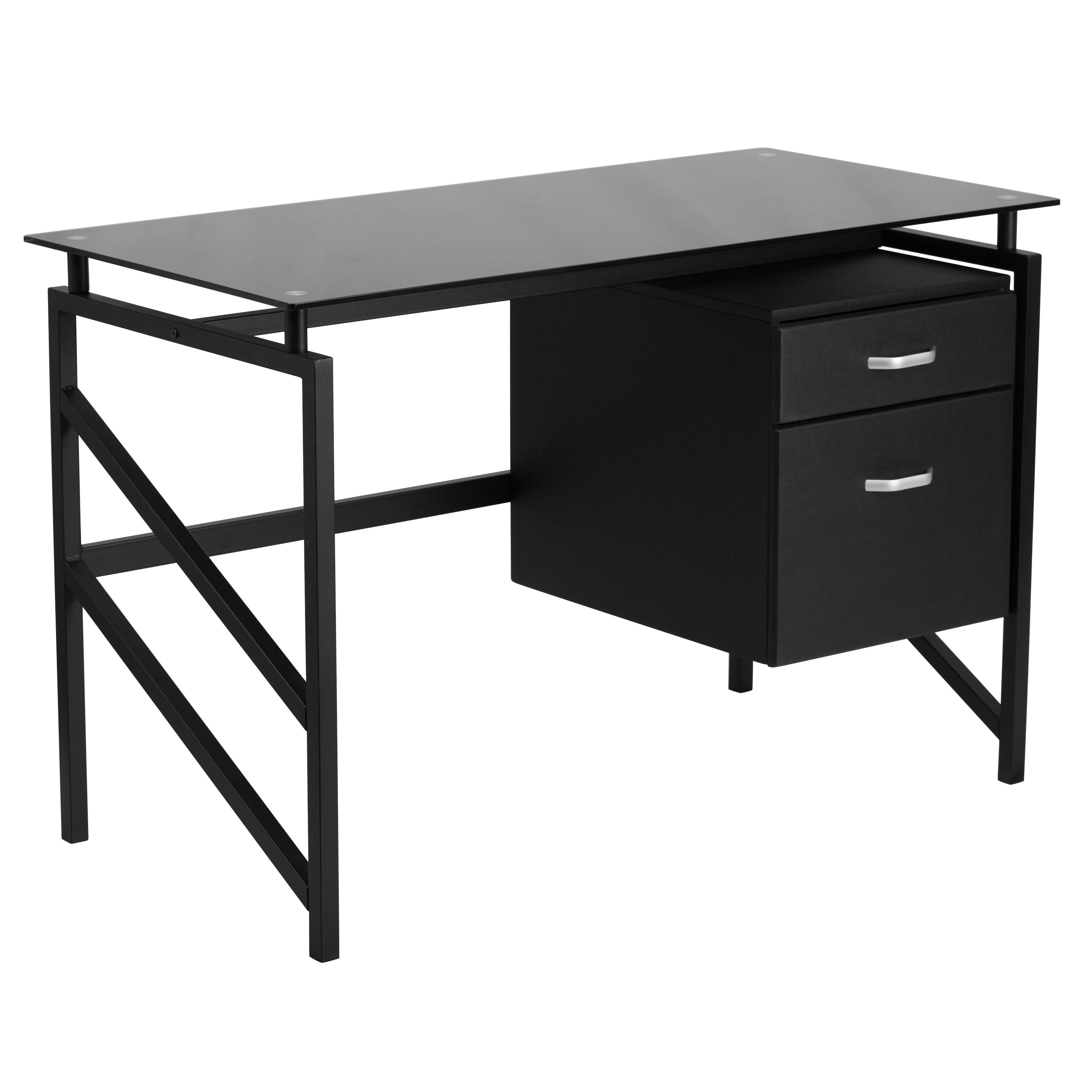 Glass Computer Desk NAN WK 036 BizChair