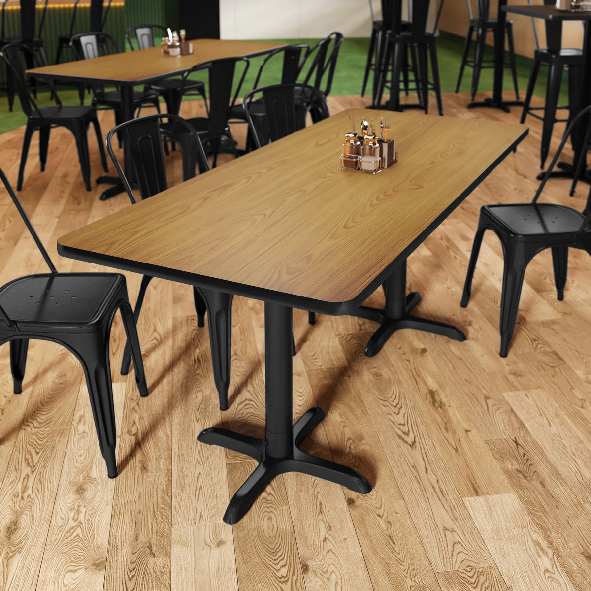 Natural/Walnut |#| Commercial Walnut or Natural Reversible Laminate Tabletop - 72" x 30"