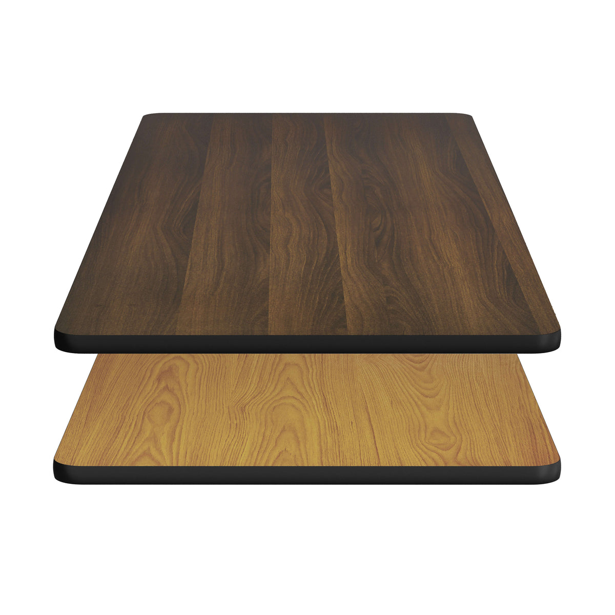 Natural/Walnut |#| Commercial Walnut or Natural Reversible Laminate Tabletop - 72" x 30"
