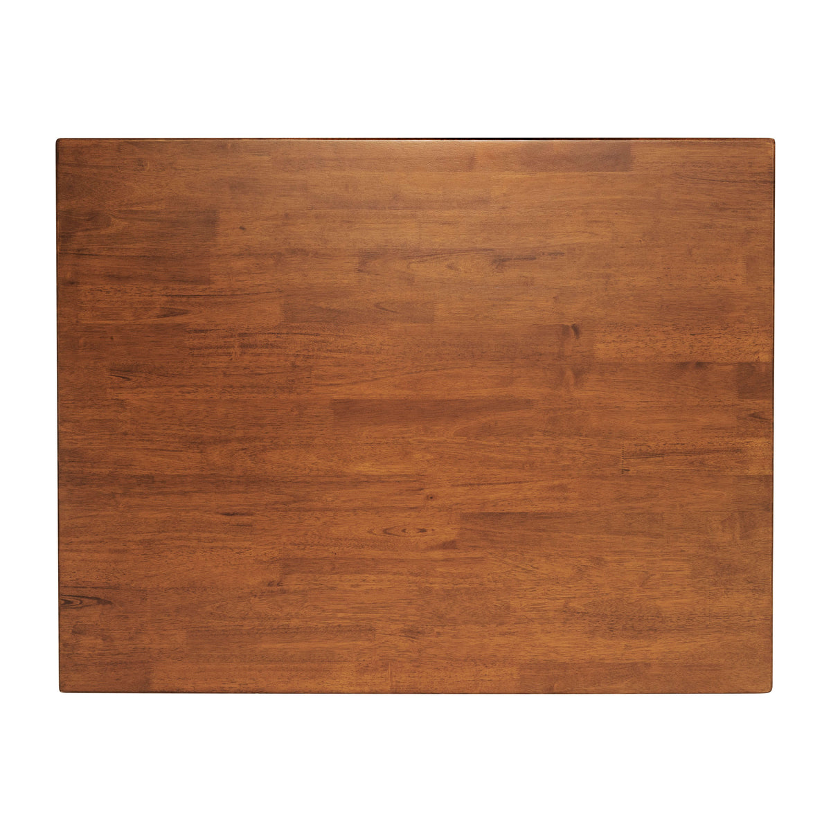 Walnut Matte |#| Solid Wood 47" Commercial Grade Dining Table with Turned Legs in Walnut Matte