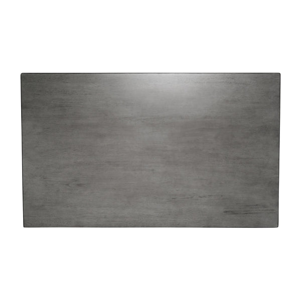 Antique Gray |#| Solid Wood 60" Commercial Grade Dining Table with Turned Legs in Antique Gray