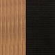Torched Wood Frame/Black Felt,10"W x 10"H |#| 10x10 Wood Frame Letter Board with 389 PP Letters - Torched Wood/Black Felt