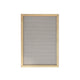 Weathered Wood Frame/Gray Felt,12"W x 17"H |#| 12x17 Wood Frame Letter Board with 389 PP Letters - Weathered Wood/Gray Felt