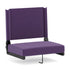 Dark Purple |#| 500 lb. Rated Lightweight Stadium Chair-Handle-Padded Seat, Dark Purple