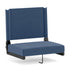 Navy Blue |#| 500 lb. Rated Lightweight Stadium Chair-Handle-Padded Seat, Navy Blue