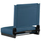 Teal |#| 500 lb. Rated Lightweight Stadium Chair-Handle-Padded Seat, Teal