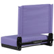 Purple |#| 500 lb. Rated Lightweight Stadium Chair-Handle-Padded Seat, Purple