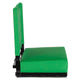 Bright Green |#| 500 lb. Rated Lightweight Stadium Chair-Handle-Padded Seat, Bright Green
