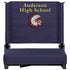 Navy |#| Personalized 500 lb. Rated Stadium Chair-Handle-Padded Seat, Navy