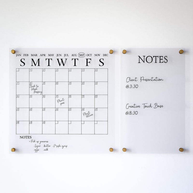 Table Calendar Notes Wall Calendar & Notes Board MS-BR-ACS-284545- – BizChair