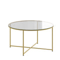  Clear Top/Brushed Gold Frame