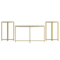  Clear Top/Brushed Gold Frame