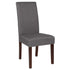 Greenwich Series Upholstered Panel Back Mid-Century Parsons Dining Chairs