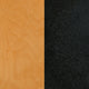 Natural Wood Seat/Black Metal Frame |#| Black Grid Back Metal Restaurant Barstool with Natural Wood Seat