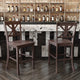 Gray Wash Walnut |#| Commercial Grade Wooden Counter Height Stool in Gray Wash, Set of 2 Walnut