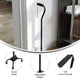 Adjustable Left or Right Handed Quad Cane w/ Padded Handle, Large Base in Black
