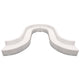 Melrose White |#| 10 PC White LeatherSoft Modular Reception Configuration w/Taut Back &Seat