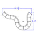 Melrose White |#| 10 PC White LeatherSoft Modular Reception Configuration w/Taut Back &Seat
