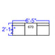 Melrose White |#| 3 PC White LeatherSoft Modular Reception Configuration w/Taut Back &Seat