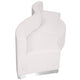 Melrose White |#| 3 PC White LeatherSoft Modular Reception Configuration w/Taut Back &Seat