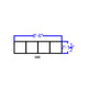 Melrose White |#| 4 PC White LeatherSoft Modular Reception Configuration w/Taut Back &Seat