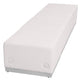 Melrose White |#| 4 PC White LeatherSoft Modular Reception Configuration w/Taut Back &Seat
