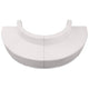 Melrose White |#| 4 PC White LeatherSoft Modular Reception Configuration w/Taut Back &Seat