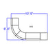 Black |#| 5 PC Black LeatherSoft Modular Reception Configuration w/Taut Back &Seat
