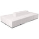 Melrose White |#| 6 PC White LeatherSoft Modular Reception Configuration w/Taut Back &Seat