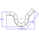 Melrose White |#| 9 PC White LeatherSoft Modular Reception Configuration w/Taut Back &Seat