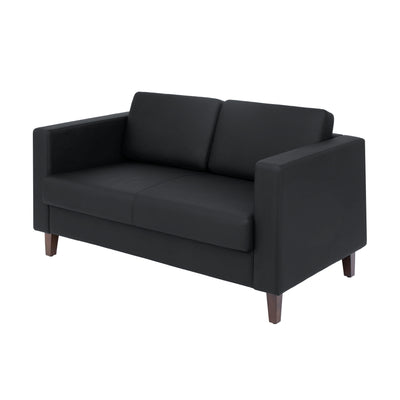 Commercial Lobby Loveseat with 2 Outlets/1 USB/1 USB-C Ports - View 1
