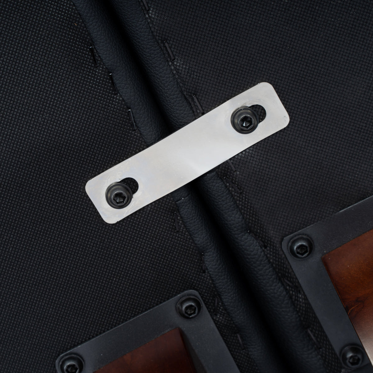 Black |#| Commercial Reception Sofa with Outlets/USB/USB-C Ports in Black LeatherSoft