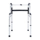 Lightweight Adjustable Height Bi-Level Folding Walker w/ Dual Frame Types in Gry