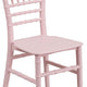 Pink |#| Child's Classic Resin Chiavari Chair for All Occasions in Pink