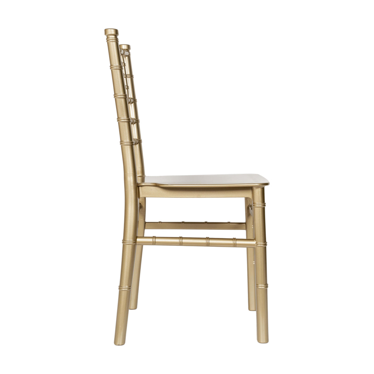 Gold |#| Child's Classic Resin Chiavari Chair for All Occasions in Gold