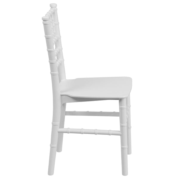 White |#| Child's Classic Resin Chiavari Chair for All Occasions in White