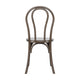 Dark Brown |#| Indoor/Outdoor Commercial Grade Wood Look Resin Thonet Style Chair in Dark Brown