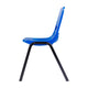 Navy |#| Ergonomic Heavy-Duty Flex Comfort Classroom Stack Chair in Navy