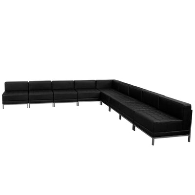 HERCULES Imagination Series LeatherSoft Sectional Configuration, 9 Pieces