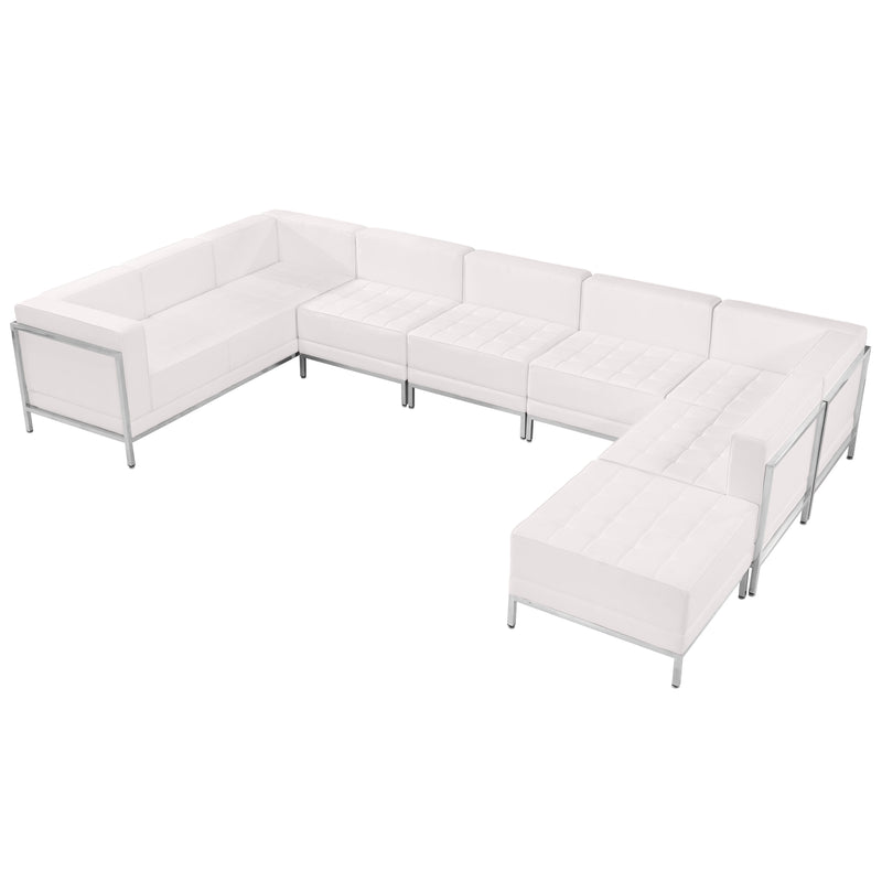 HERCULES Imagination Series LeatherSoft Sectional Configuration, 7 Pieces